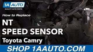 How to Replace NT Speed Sensor 0611 Toyota Camry [upl. by Eibrik]