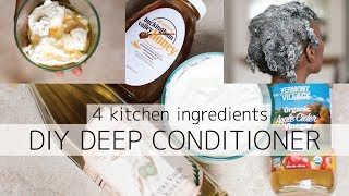 Homemade Deep Conditioner  4c Natural Hair [upl. by Goodhen866]