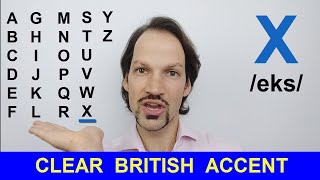 How To Pronounce The English Alphabet BRITISH PRONUNCIATION [upl. by Alpers960]