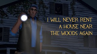 I Will Never Rent a House Near the Woods Again SFM Creepypasta [upl. by Ynohtnaleahcim]