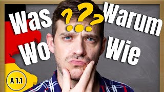 Basic German Question Words  All A1 Question Words You Need to Know [upl. by Llewoh946]