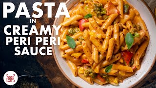 Pasta in Creamy Peri Peri Sauce Recipe  HomeMade Peri Peri Masala  Desi Pasta  Chef Sanjyot Keer [upl. by Assilram]