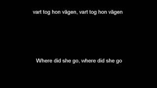 Just D  Vart tog den söta lilla flickan vägen Swedish lyrics and English subtitles [upl. by Kristofer535]