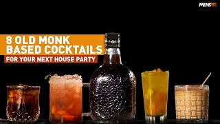 MensXP Top 8 Old Monk Cocktails  How To Make Rum Cocktails [upl. by Latsryk]