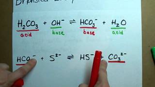 Identify Conjugate Acid Base Pairs Bronsted Lowry [upl. by Ennoirb]