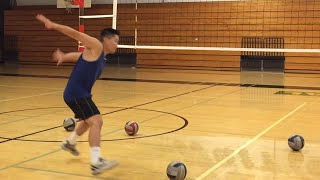 Improve Spiking TIMING part 12  How to SPIKE a Volleyball Tutorial [upl. by Torie]