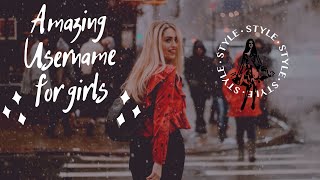 20 Amazing Usernames for Girls for Instagram   Cool username for girls  Unique username [upl. by Alessandra]