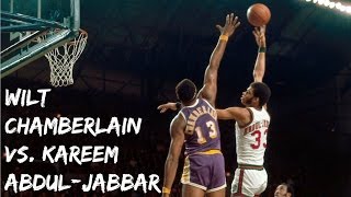 Wilt Chamberlain vs Kareem AbdulJabbar [upl. by Aniarrol]