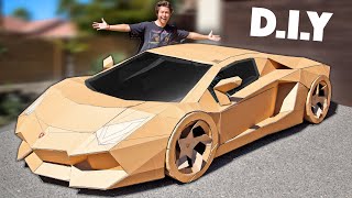 DIY CARDBOARD LAMBORGHINI [upl. by Lowrie]