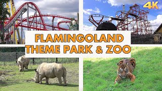 FLAMINGO LAND  THEME PARK amp ZOO 4K [upl. by Hnah]