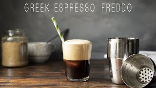 Greek freddo espresso how to make it at home [upl. by Eatnom]