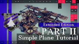 How to Build a Steerable Plane in Besiege Extended Edition  Basic Simple Plane Tutorial Part 23 [upl. by Johan]