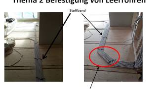 Leitungsverlegung Elektroinstallation [upl. by Htiaf484]