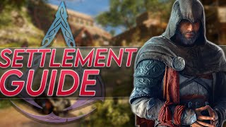 Assassins Creed Valhalla  Settlement Guide Tips and Tricks [upl. by Eninotna901]