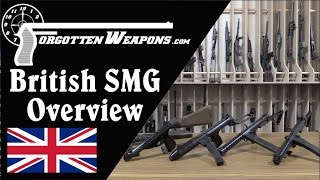 British Submachine Gun Overview Lanchester Sten Sterling and More [upl. by Burr]