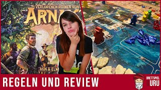 Die verlorenen Ruinen von Arnak  Regeln  Review  SoloRegeln [upl. by Gerlac]