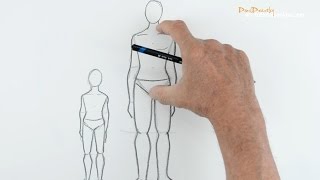 Drawing People Part 1  Discover a Brilliantly Simple Technique for Drawing People in Proportion [upl. by Argyres]