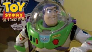 Toy Story Reenactment Buzz arrives [upl. by Acinahs421]