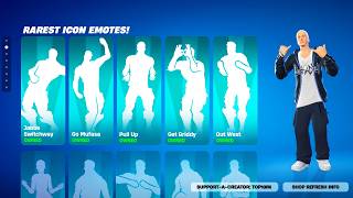 25 Rarest Icon Emotes in Fortnite [upl. by Nitsud]