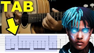 How to Play Everybody Dies in Their Nightmares  XXXTENTACION  Fingerstyle Guitar Lesson TAB [upl. by Iznik]