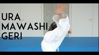 URA MAWASHI GERI  karate hook kick  TEAM KI [upl. by Gottwald510]