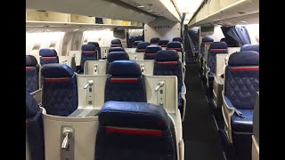 Delta 767300 cabin tour 76Z 4k [upl. by Naaitsirhc424]