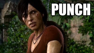 UNCHARTED The Lost Legacy  Nadine Punches Chloe [upl. by Abercromby39]