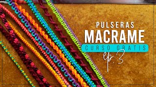 10 PULSERAS FÁCILES Y RÁPIDAS 💥» Ep 31  pulseras de hilo  friendship bracelets ● Curso de Macrame [upl. by Erme]