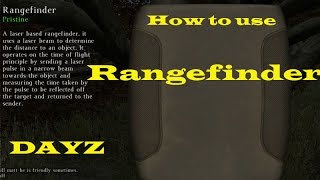 Rangefinder  How to use  instruction  DAYZ STANDALONE [upl. by Aluor]