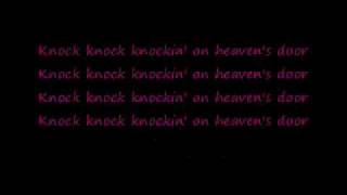 Avril Lavigne  Knockin On Heavens Door Lyrics [upl. by Yenhpad984]