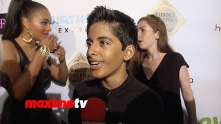 Karan Brar Interview  Madison Pettis Sweet 16 Party  Red Carpet [upl. by Ulyram]