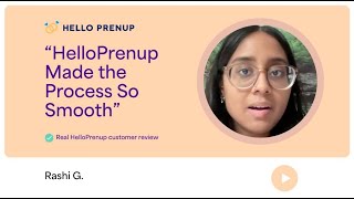 HelloPrenup Customer Review by Rashi G [upl. by Carlina]