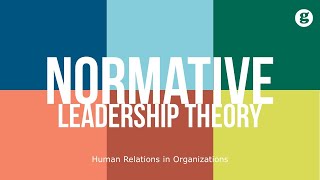 Normative Leadership Theory [upl. by Micaela]