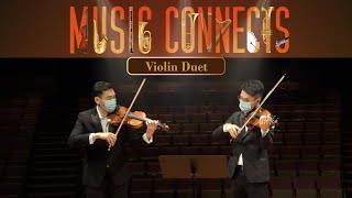 PolyU Orchestra • Music Connects  Violin Duet Mazas 12 Duets for Two Violins Op 38 No 5 [upl. by Carma202]