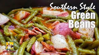 Best Southern Green Beans  Green Beans Recipe [upl. by Eelnodnarb962]