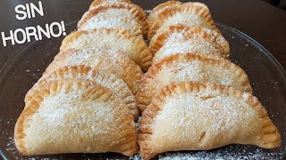 Como hacer EMPANADAS DULCES sin HORNO  RELLENO CASERO [upl. by Gladwin425]