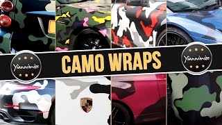 Camo Wrap Cars Compilation [upl. by Nerrej]