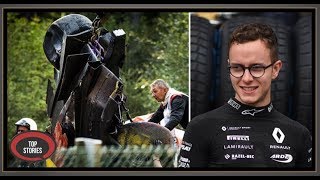 Formula 2 driver Anthoine Hubert dies after 160mph crash at Grand Prix [upl. by Shaia]