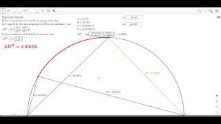 Geometry 315 Hyperbolic Geometry Distance Metric [upl. by Seerdi]