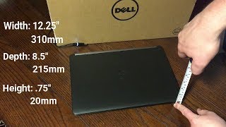 Unboxing Dell Lattitude E7270 125 Business Class Ultrabook Laptop [upl. by Atnoed]