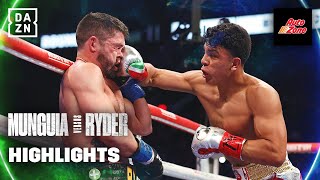 FIGHT HIGHLIGHTS  Jaime Munguia vs John Ryder [upl. by Sylirama]