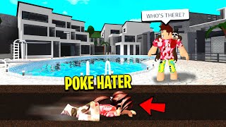 POKE STALKER Broke Into My NEW MANSION During My Video Roblox [upl. by Diogenes819]