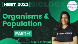 Organisms amp Population  Part 1  NEET 2021  NEET Biology  Ritu Rattewal [upl. by Deer]