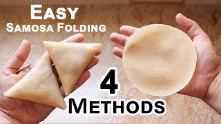 Samosa Folding Techniques  How to fold Samosa perfectly Ramzan Special Recipe [upl. by Naved]