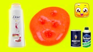 How To Make Slime with Shampoo Salt and Shaving Cream without Glue Borax Cornstarch Recipe Diy [upl. by Ahseikal]