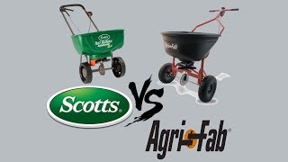 Scotts VS AgriFab Fertilizer Spreader Comparison [upl. by Dash]