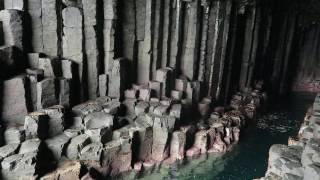 Inside Fingals Cave The Hebrides HD [upl. by Abisia14]