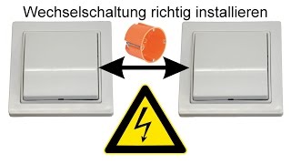 Wechselschaltung anschließen und Funktionsweise [upl. by Lorsung]