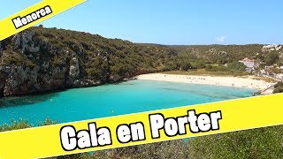 Cala en Porter Menorca Spain Beach and resort [upl. by Norha]