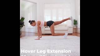 AtHome BBG Workout For Beginners No Equipment [upl. by Sherr]